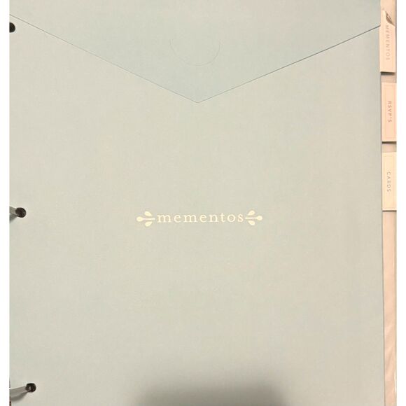 Martha Stewart Our Wedding Keepsake 3 Hole Ring Planner Binder Photo Book-New! - Picture 7 of 10